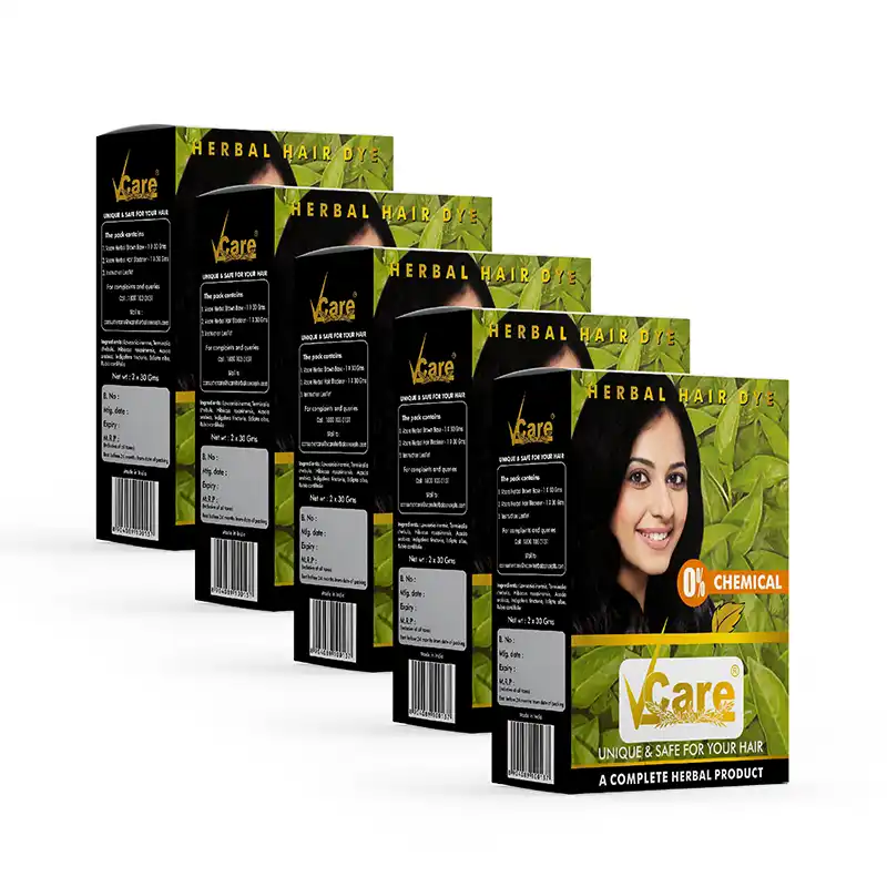 https://www.vcareproducts.com/storage/app/public/files/133/Webp products Images/Hair/Hair Colour/Herbal Hair Dye - 60gms - 800 X 800 Pixels/Herbal Hair Dye pack of 5.webp